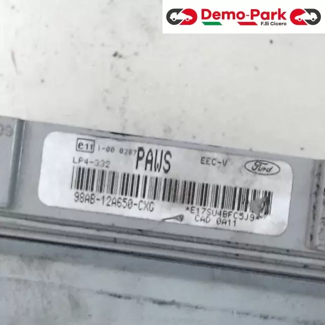 CENTRALINA MOTORE Ford FOCUS - 1.6 98AB-12A650-CXG   CAD 0A11 1
