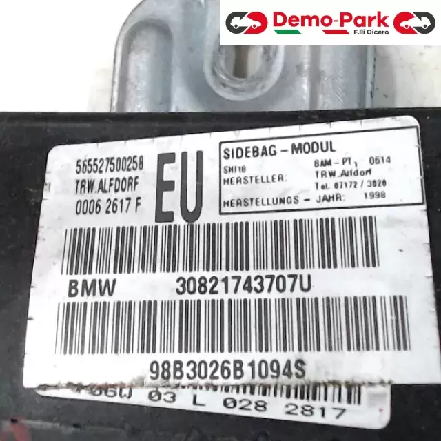 AIRBAG SPORTELLO ANT. DX Bmw 320 - E46 00062617F 1