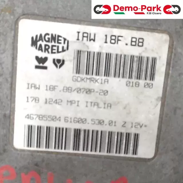 CENTRALINA MOTORE Fiat PALIO - 1.2 IAW 18F.88/070P-20 1