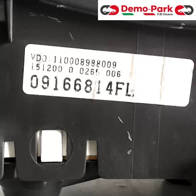 QUADRO STRUMENTI 09166414FL Opel CORSA C - 1.0  2