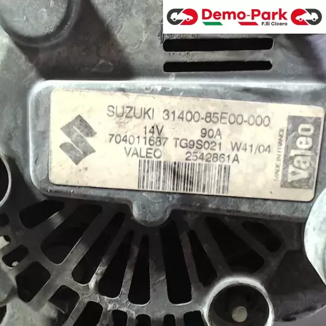 ALTERNATORE SWIFT-IGNIS-SPLASH - WAGONR 1.3 DDIS Suzuki IGNIS 1.3 DDIS 31400-85E00-000 3