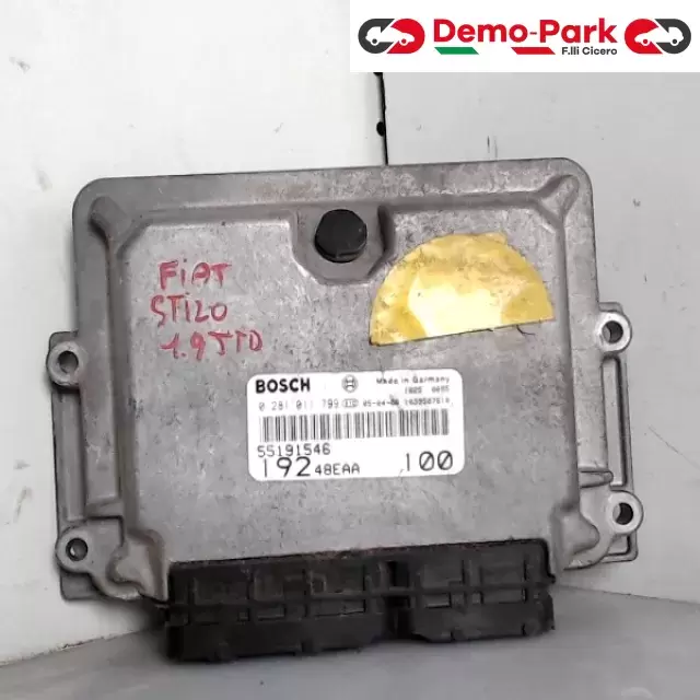 CENTRALINA MOTORE FIAT STILO Fiat STILO - 1.9 JTD 55191546 0