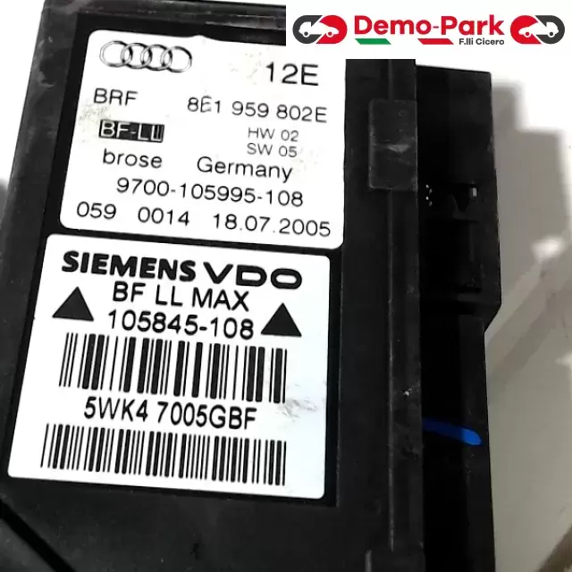 MOTORINO ALZAVETRO DX AUDI A4 Audi A4 9700-105995-108 1