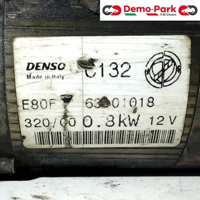 MOTORINO D'AVVIAMENTO FIAT PUNTO  Fiat PUNTO 188 1.2 C132 2