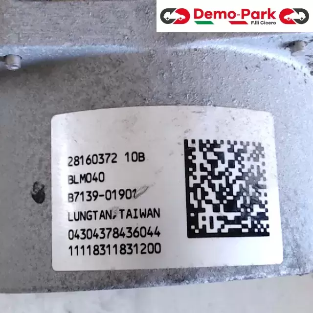 PIANTONE STERZO ELETTRICO FIAT PANDA Fiat PANDA 1.2 B 735660306 1