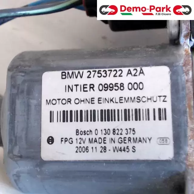 MOTORINO ALZAVETRO ANTERIORE DX MINI COOPER Mini COOPER 2753722 A2A 1