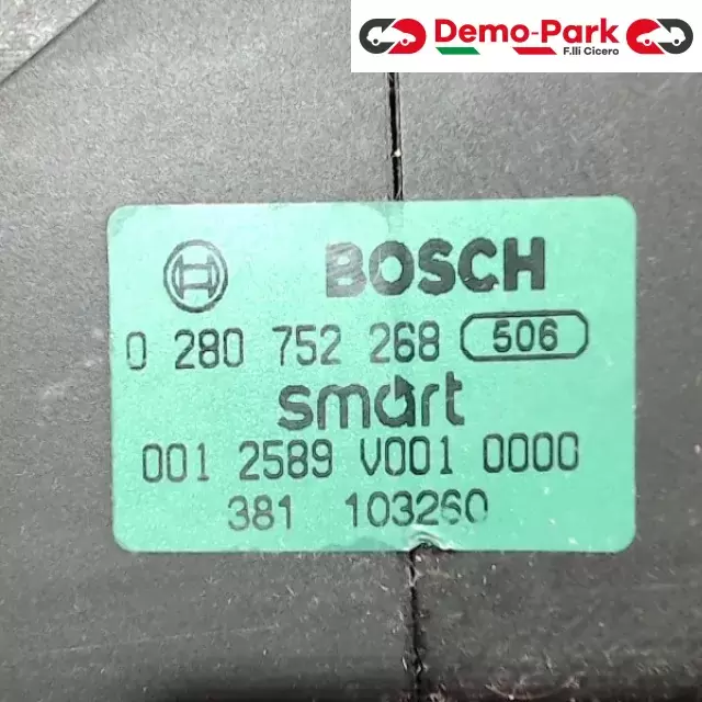 PEDALE ACCELERATORE SMART 450 CDI Smart FORTWO 450 0 280 752 268 / 001 2589 V001 1