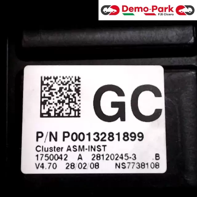 QUADRO STRUMENTI  Opel CORSA D 1.3 MJET P0013281899 GC 2