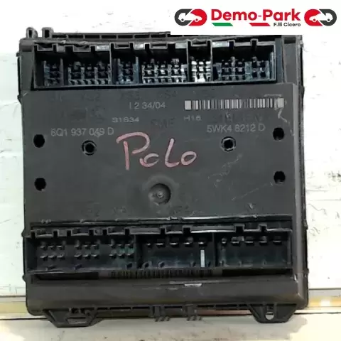 BODY COMPUTER VW POLO Volkswagen POLO 6Q1 937 049 D / 5WK4 8212 D 0